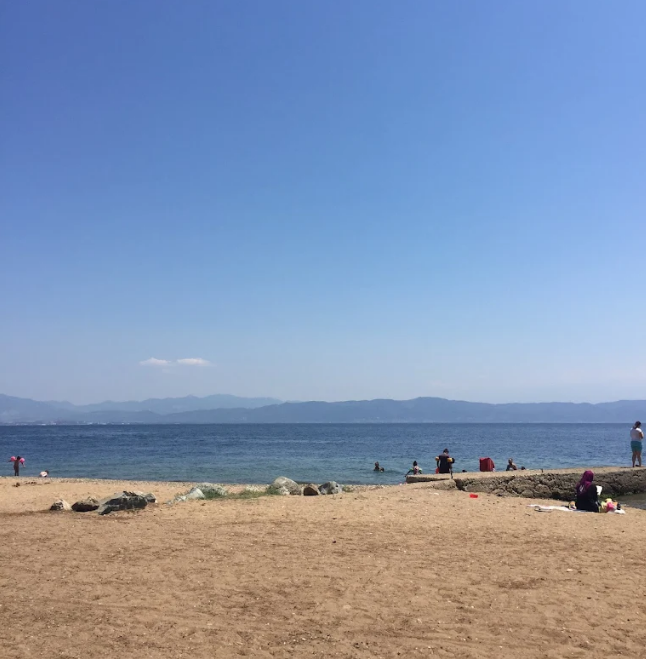 Çamlık Plaj deniz manzarası